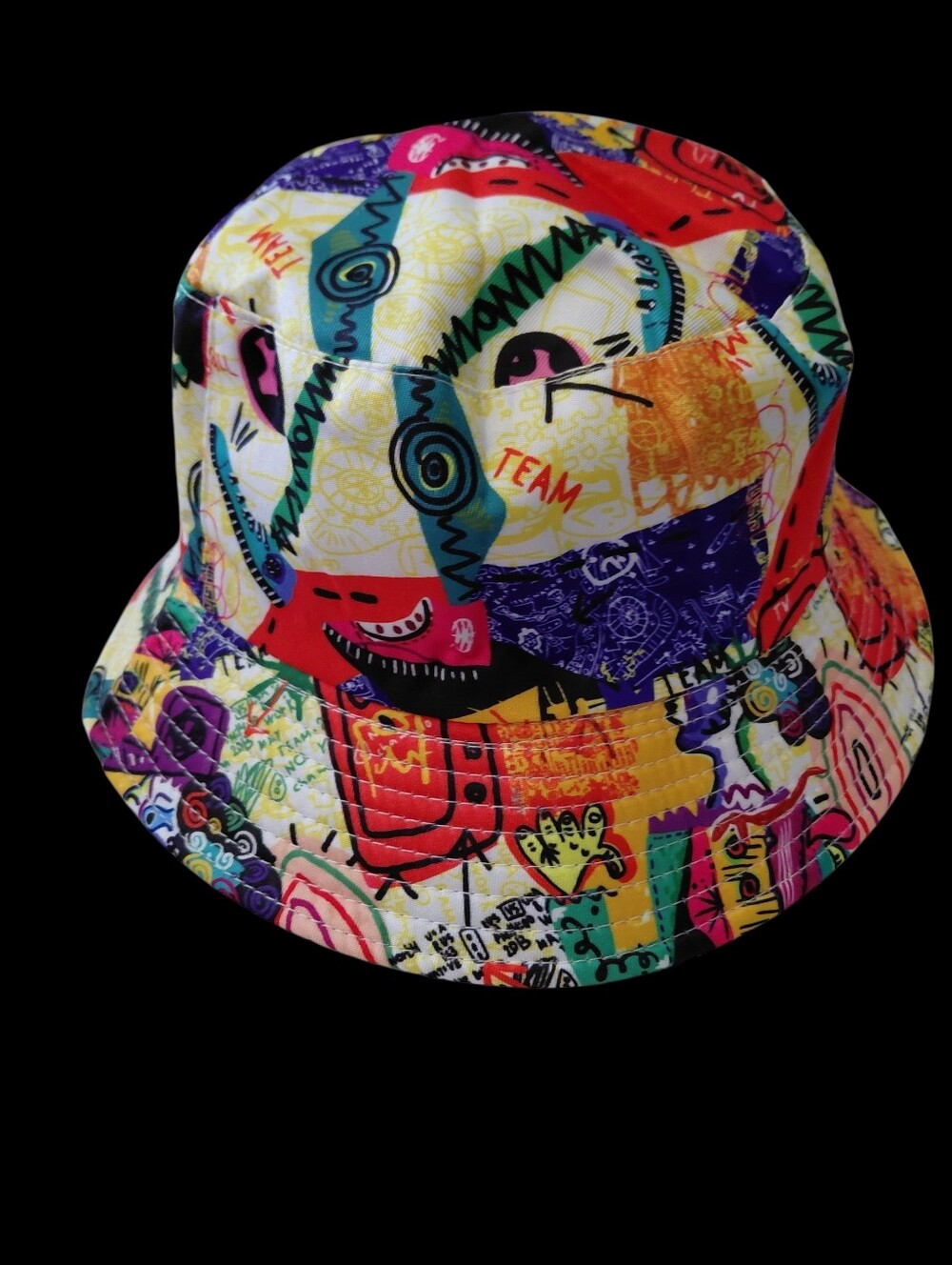 Abstract Print Unisex Bucket Hat 22"/23" - Picture 5 of 6
